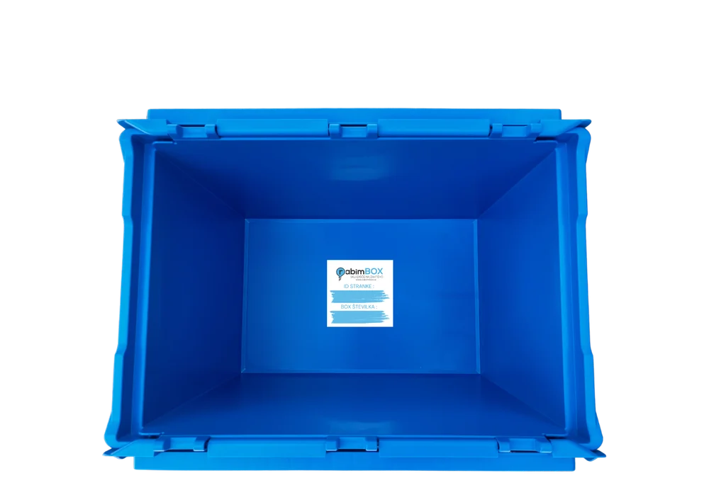 Prazen odprt Rabimbox zaboj